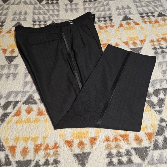 Lord West NY Black Double Breasted Tuxedo Ensemble Size 44L Made In The USA - Picture 9 of 16